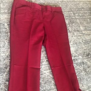EXPRESS Editor Trousers, size 4, Red